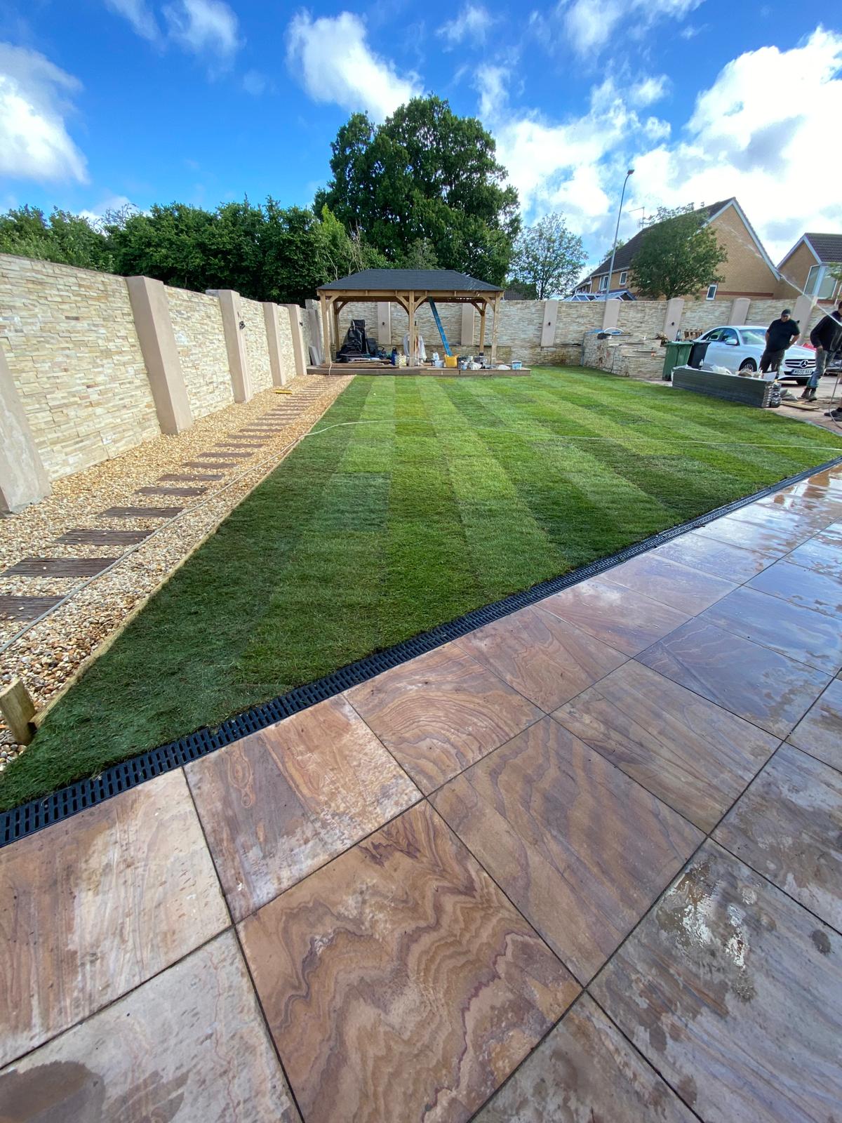lawn turfing south wales