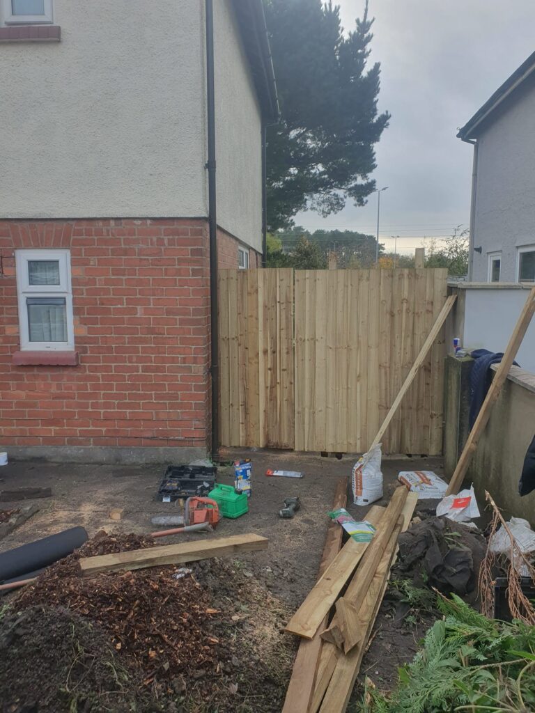 Garden Fencing in Rumney