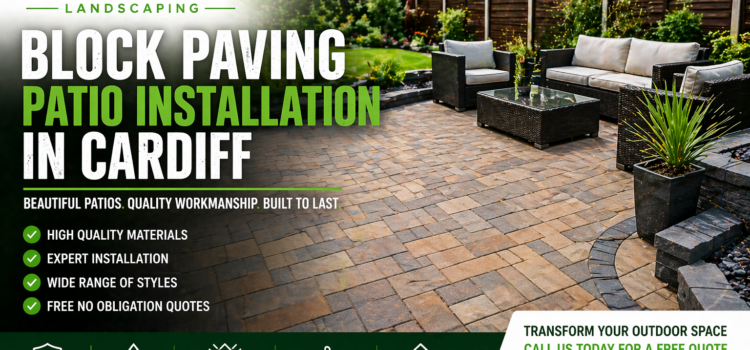 Block Paving Patio Installation in Cardiff