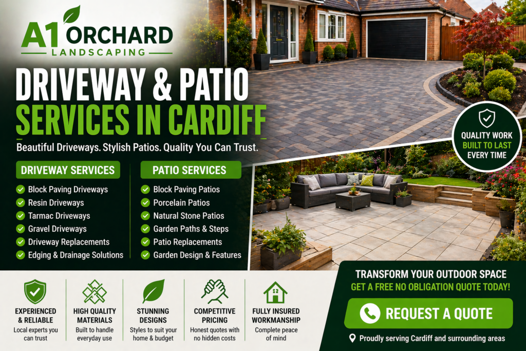 driveway and patio services in Cardiff