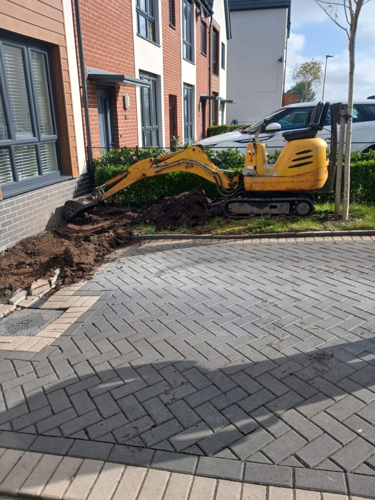 Block paving driveways in Radyr