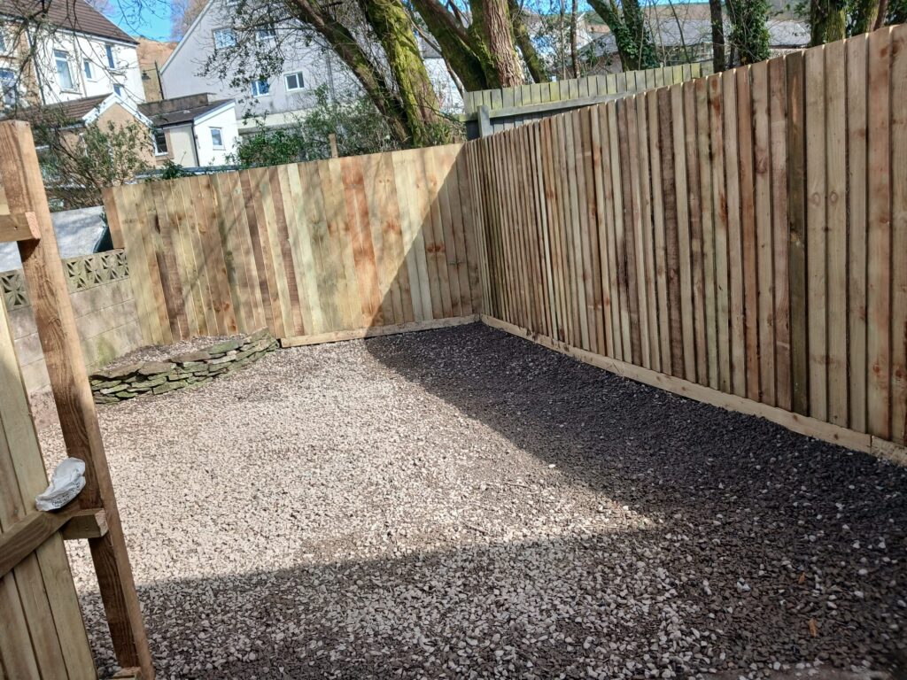 Garden fencing in Cardiff