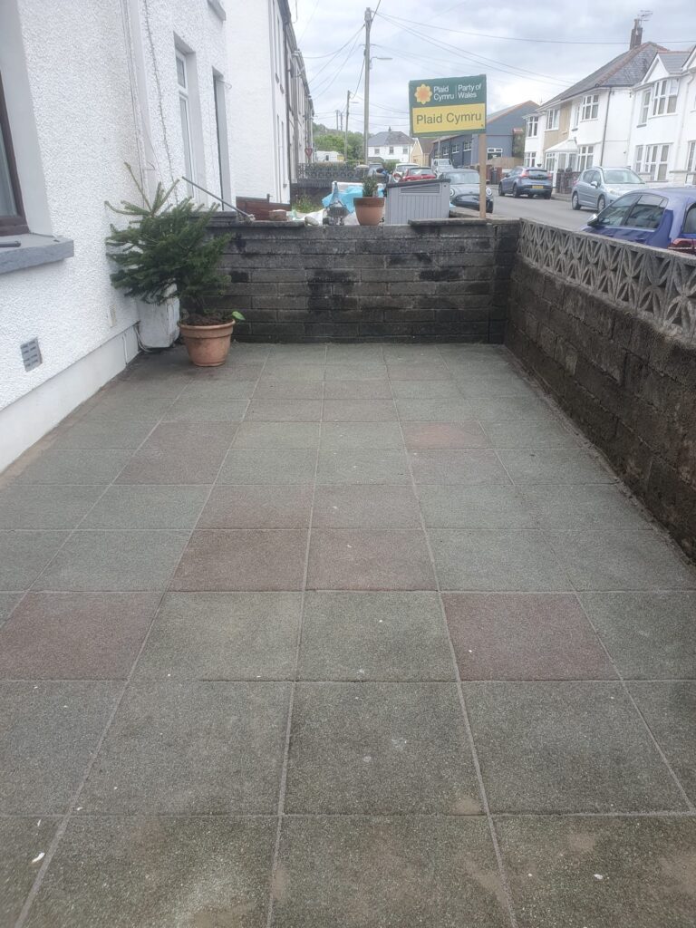 Jet Washing Patio In Port Talbot